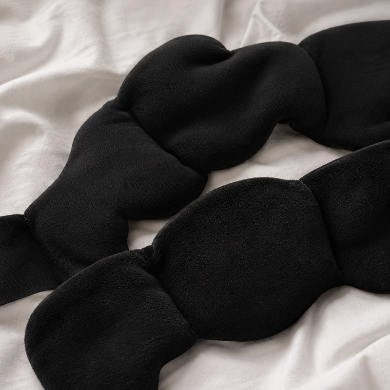 Anchor sleep mask in use