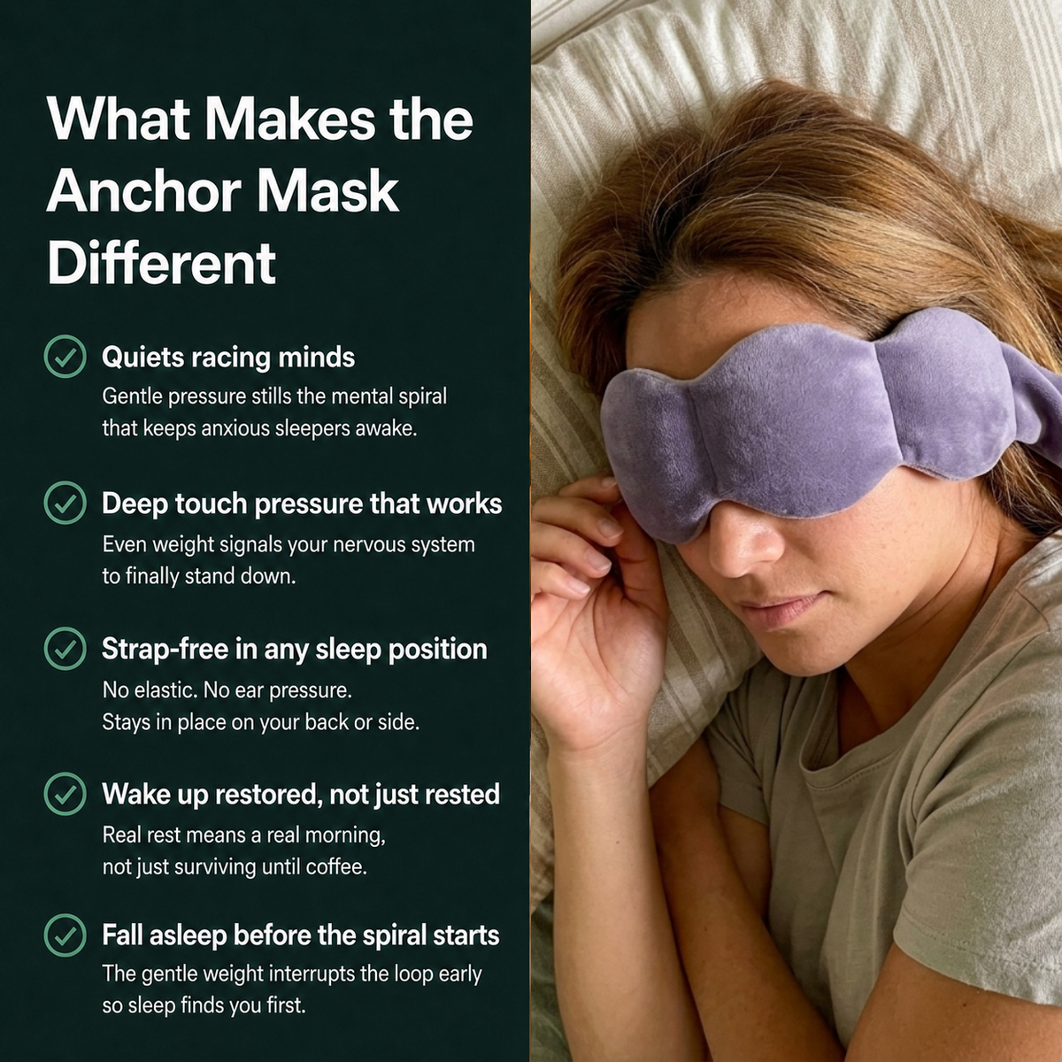 Anchor - Weighted Sleep Mask